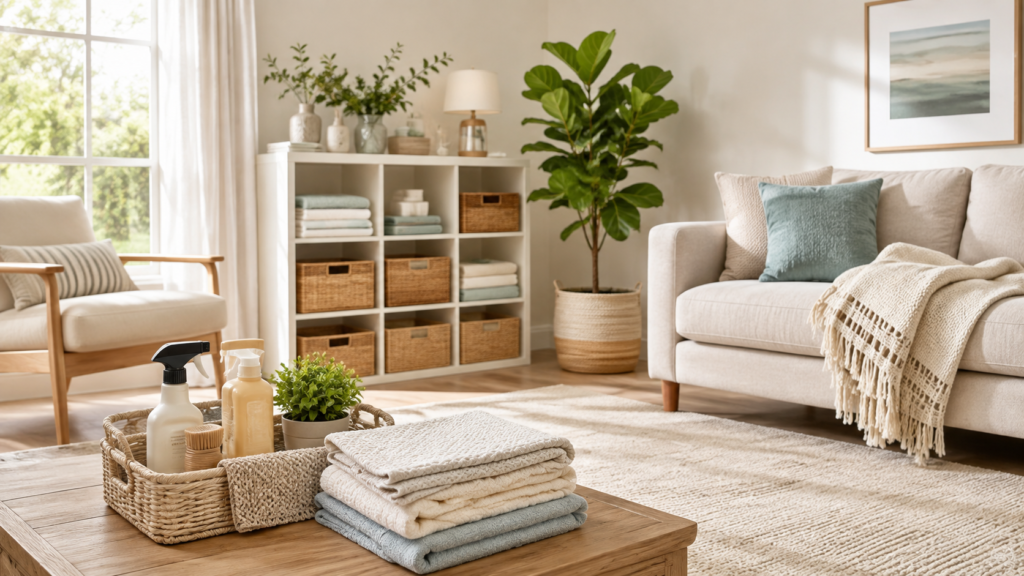 Discover 15 simple cleaning tips that can help keep your home fresh, organized, and easier to maintain without spending hours cleaning every day.