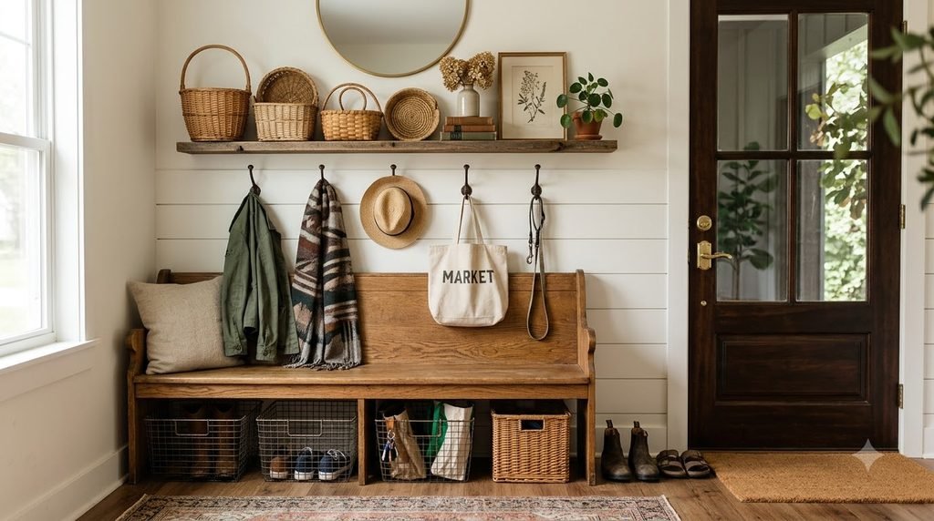 Minimal shelf arrangement showing a small collection with generous empty space