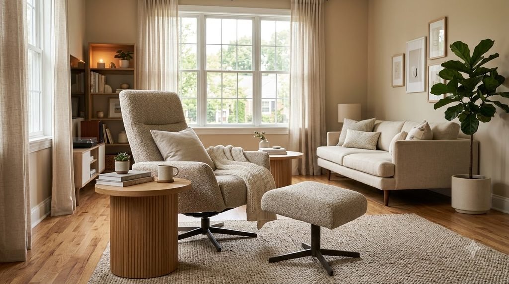 Best swivel recliner with massage for a small living room