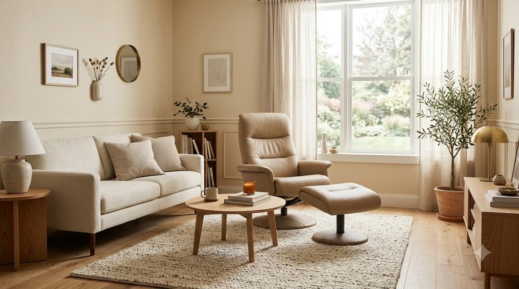 Measuring recliner dimensions before buying for a small room