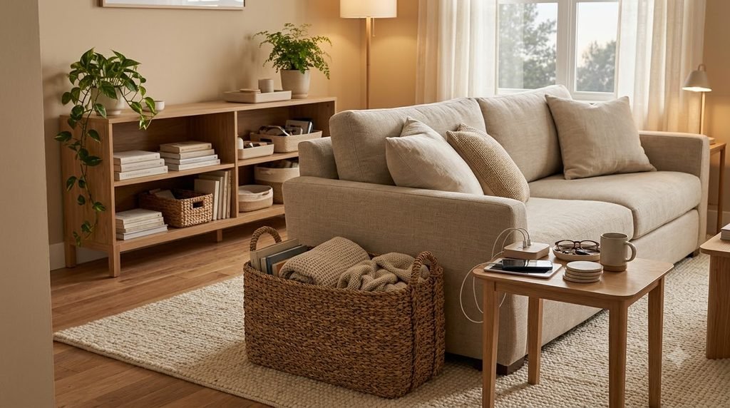 easy home organization system with accessible everyday storage